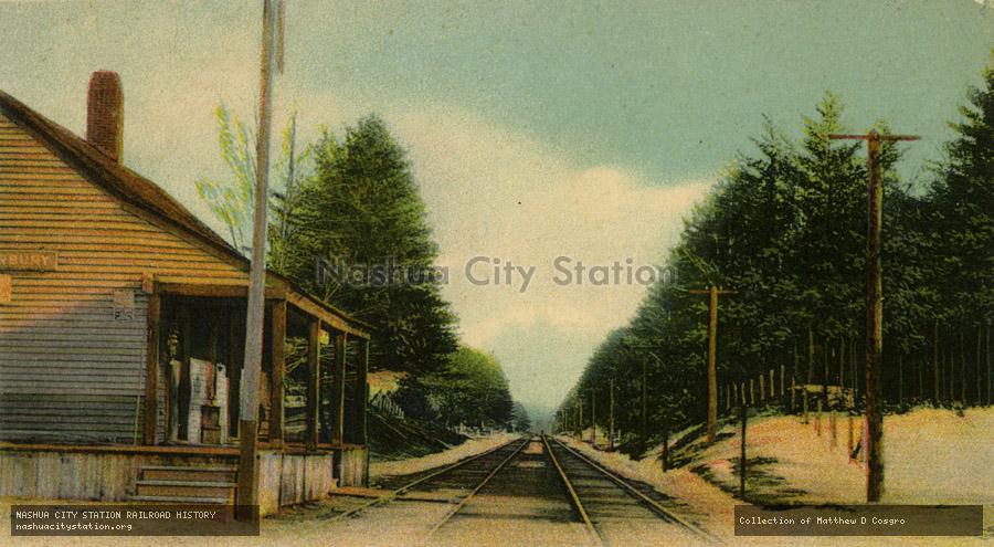 Postcard: Canterbury Depot, New Hampshire